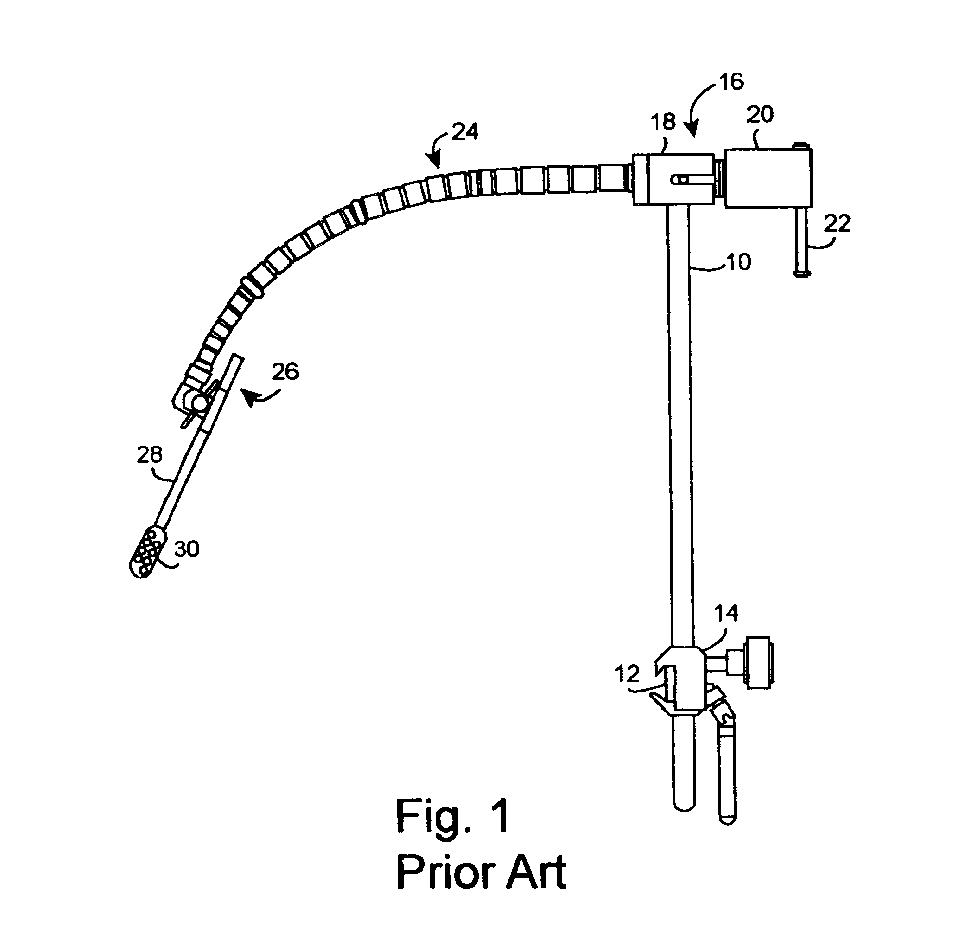 Method and apparatus for improved stiffness in the linkage assembly of a flexible arm