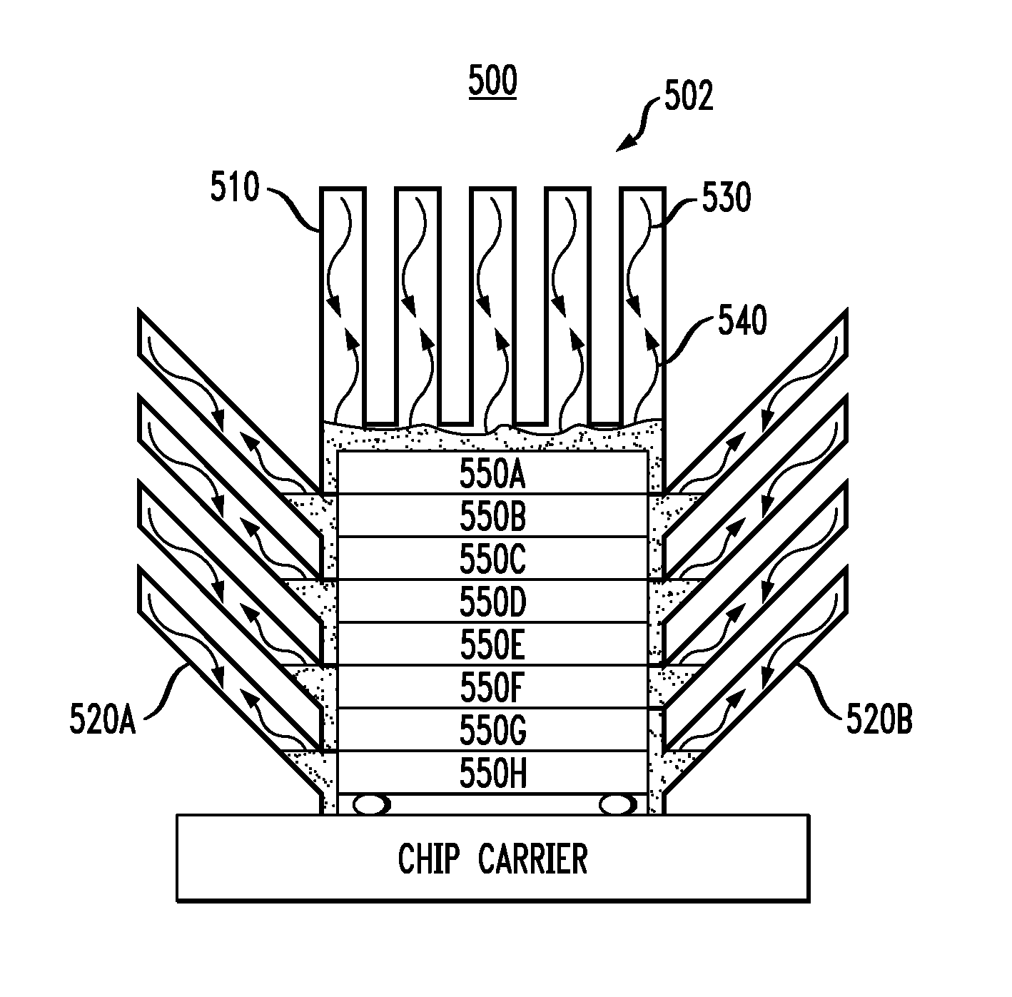 Apparatuses for dissipating heat from semiconductor devices