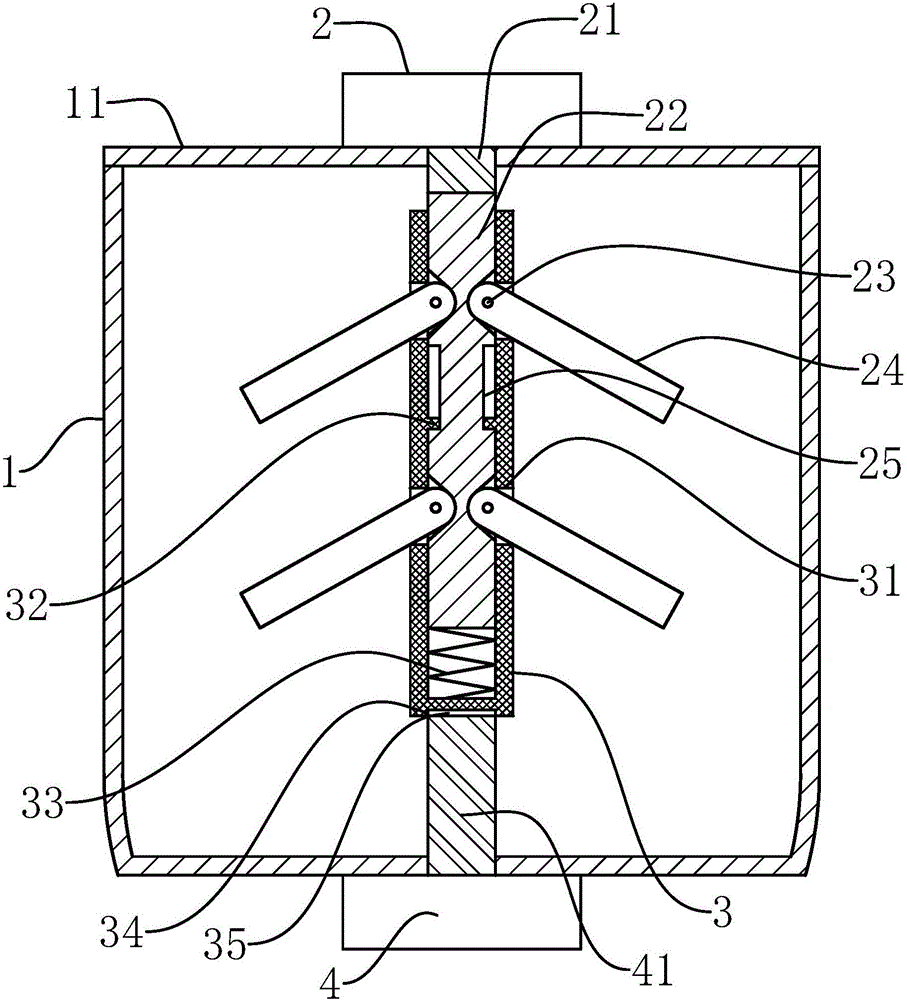 Rapid stirring mechanism of pharmacy stirring machine