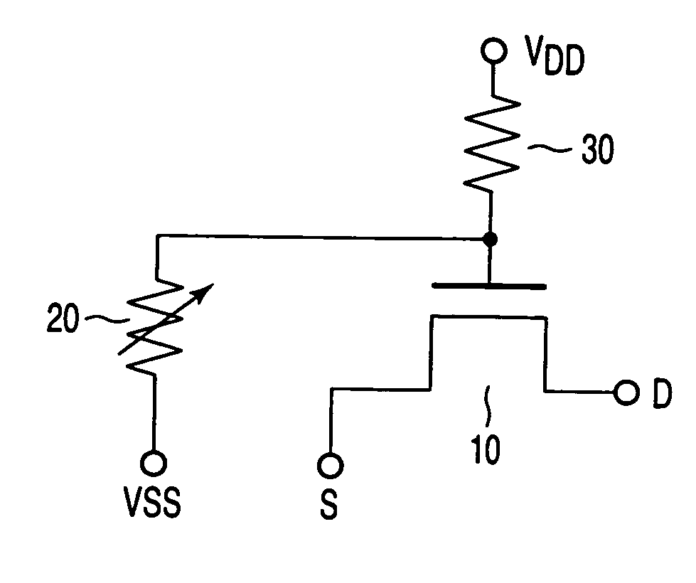 Semiconductor memory element and semiconductor memory device