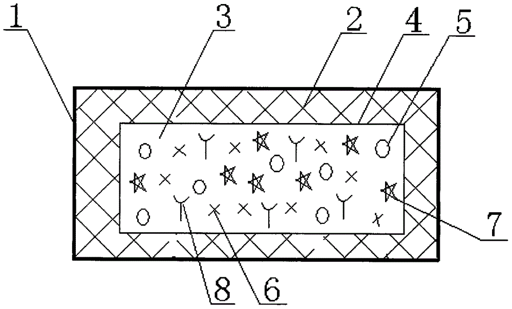 Quick mounting ecological module for slope rock body, and manufacturing method of quick mounting ecological module