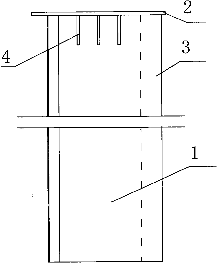 Anti-rotation angle tower frame foundation and manufacturing method