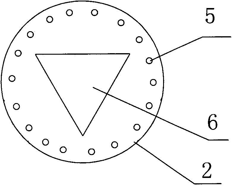 Anti-rotation angle tower frame foundation and manufacturing method