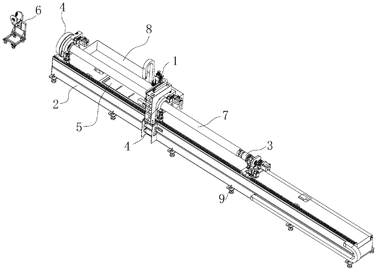 Laser pipe cutting machine