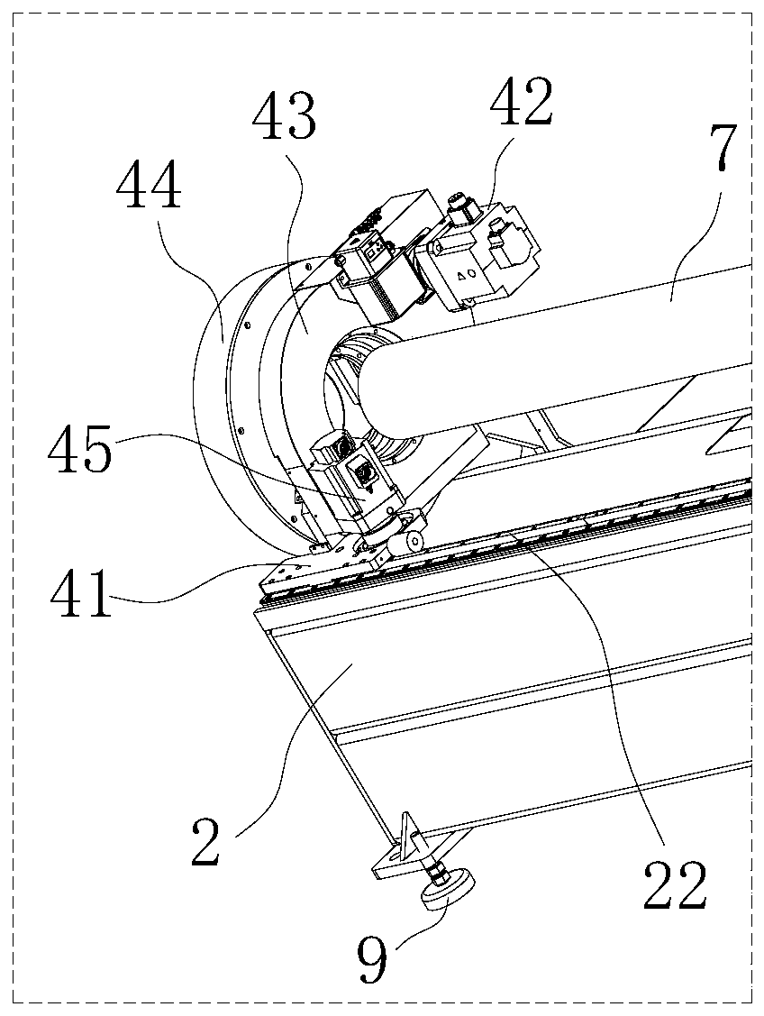 Laser pipe cutting machine