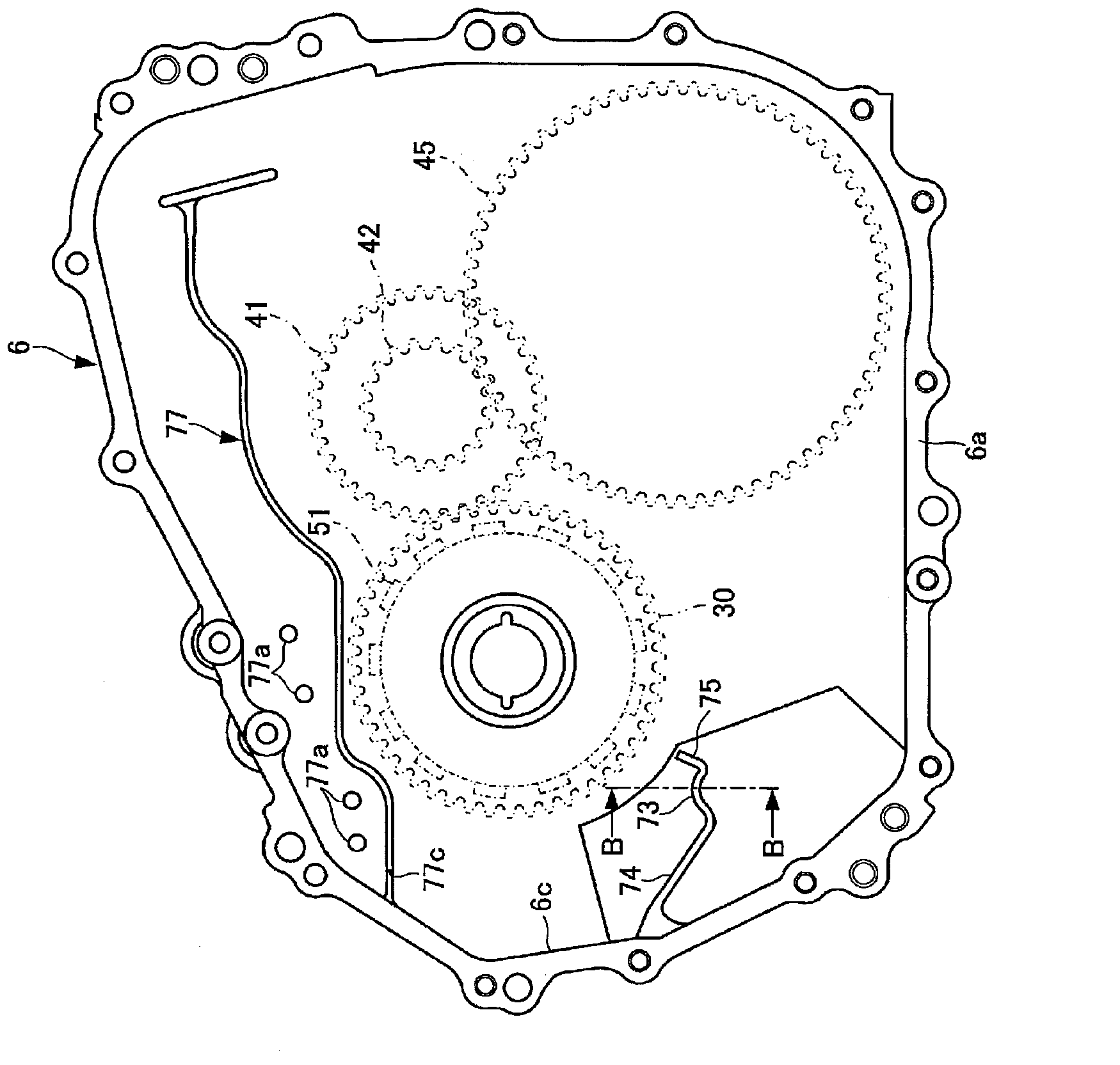 Parking lock mechanism for power transmission system