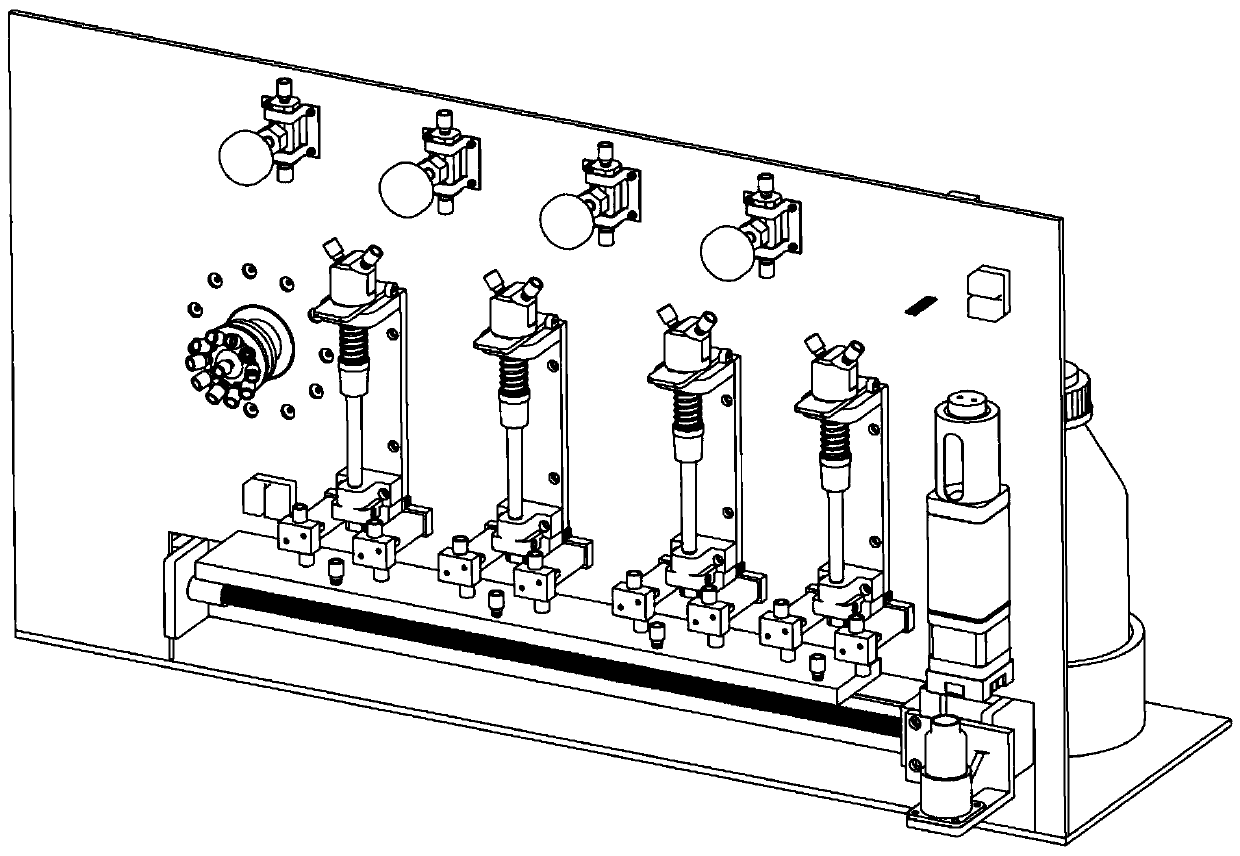 Automatic radiochemical separation device for strontium-90