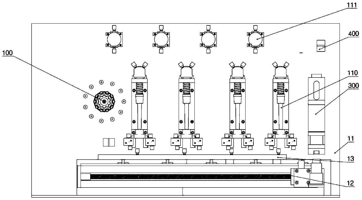 Automatic radiochemical separation device for strontium-90