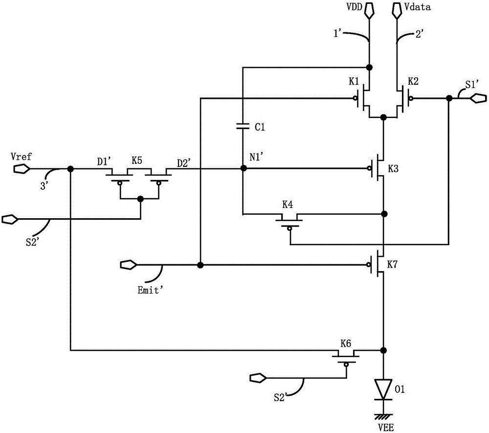 Pixel driving circuit, driving method, and organic light-emitting display panel