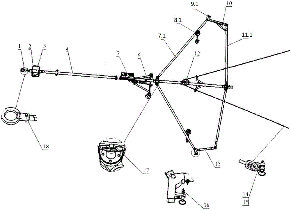 Traction system used for traction of aircraft