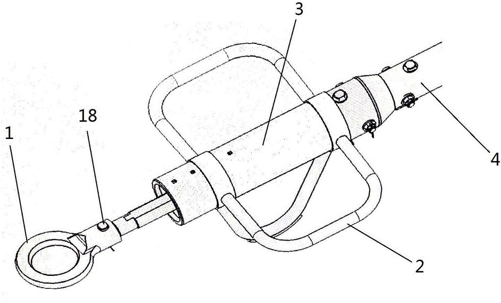 Traction system used for traction of aircraft