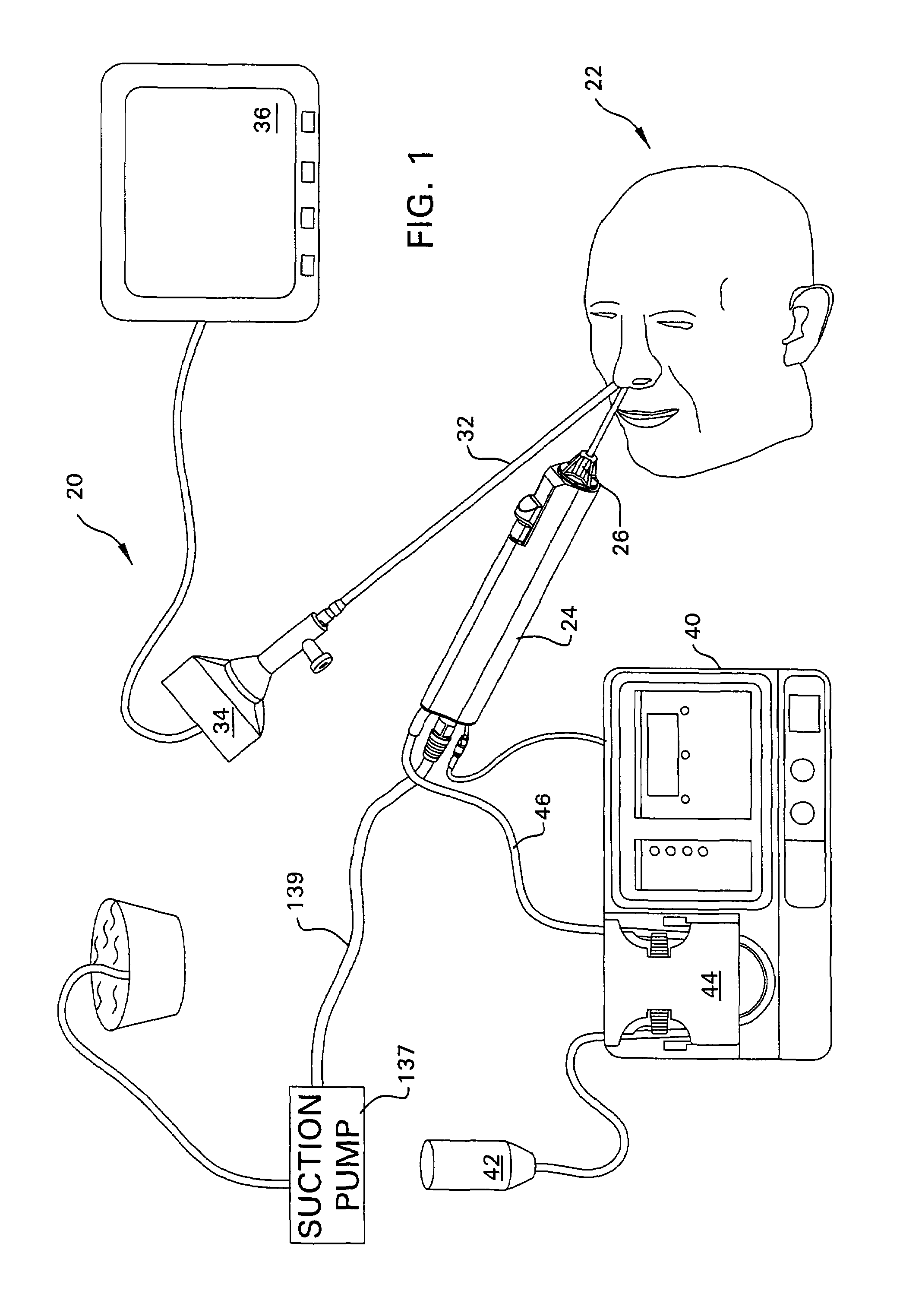 System and method for performing irrigated nose and throat surgery