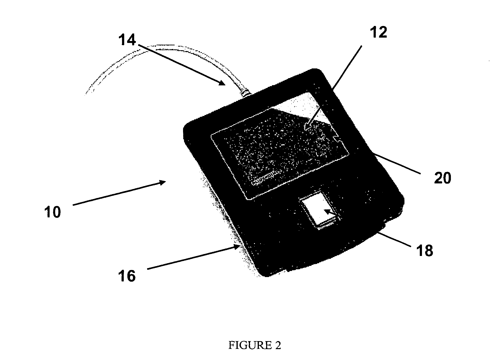 Contactless card reader integrated into a touchpad