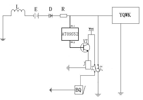 Portable warning and protecting device for grounding fault of apparatus