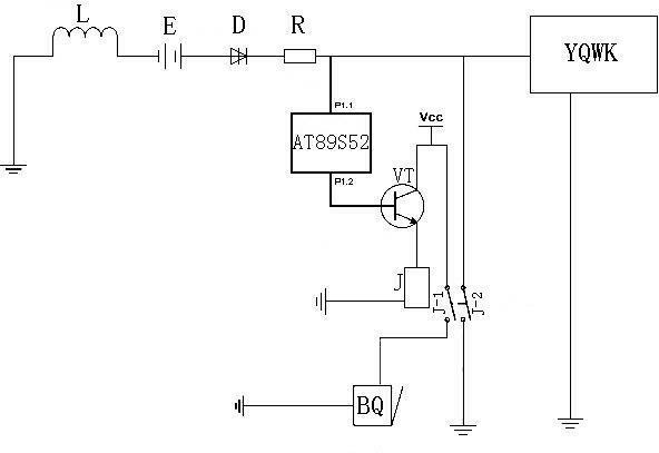 Portable warning and protecting device for grounding fault of apparatus