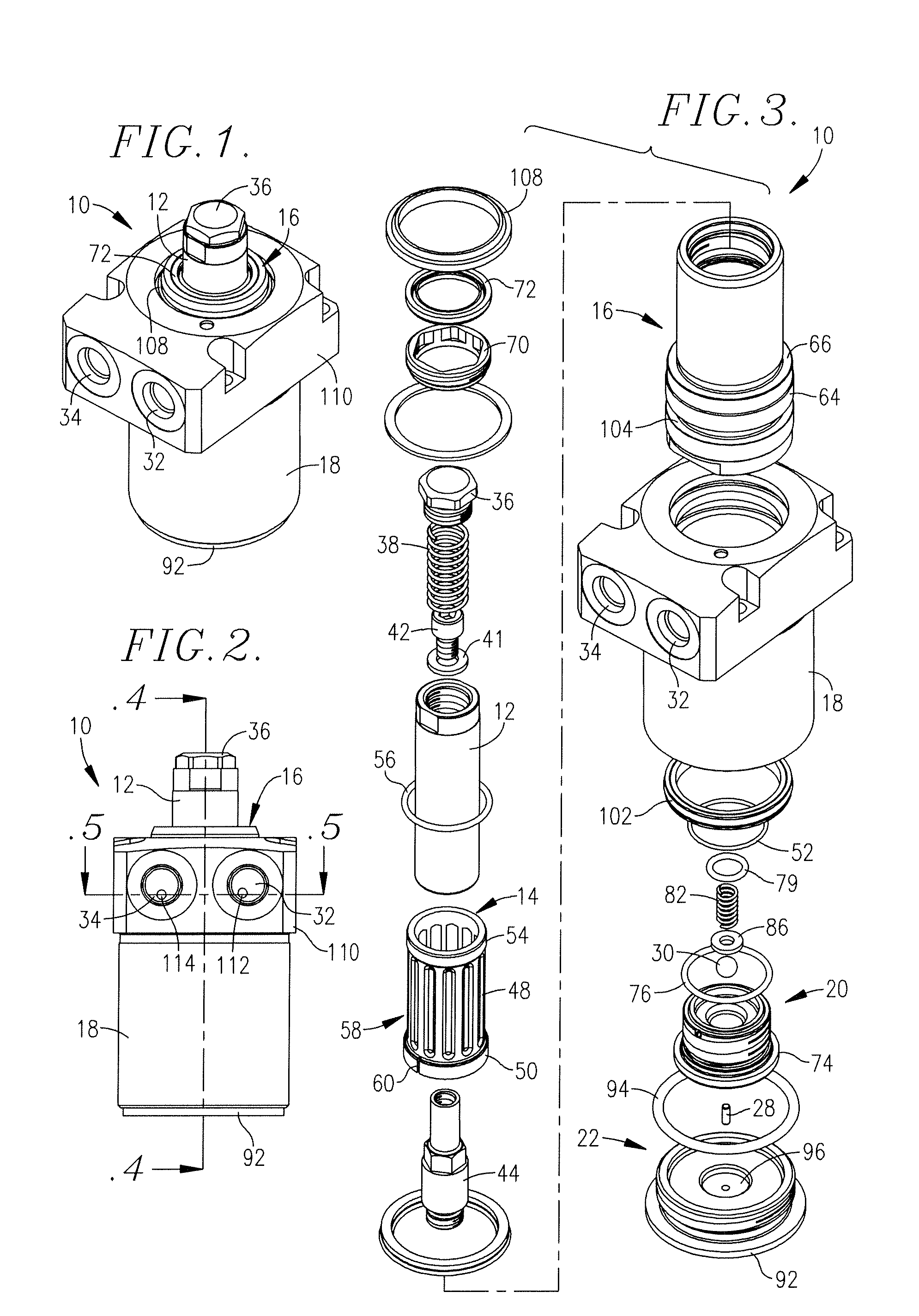 Double acting work support with internal sequence control