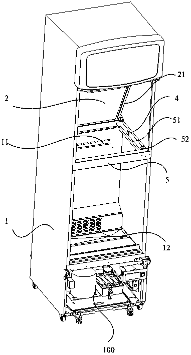 Control method of hot and cold lockers