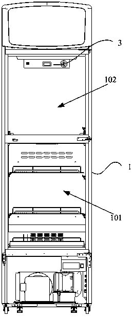 Control method of hot and cold lockers