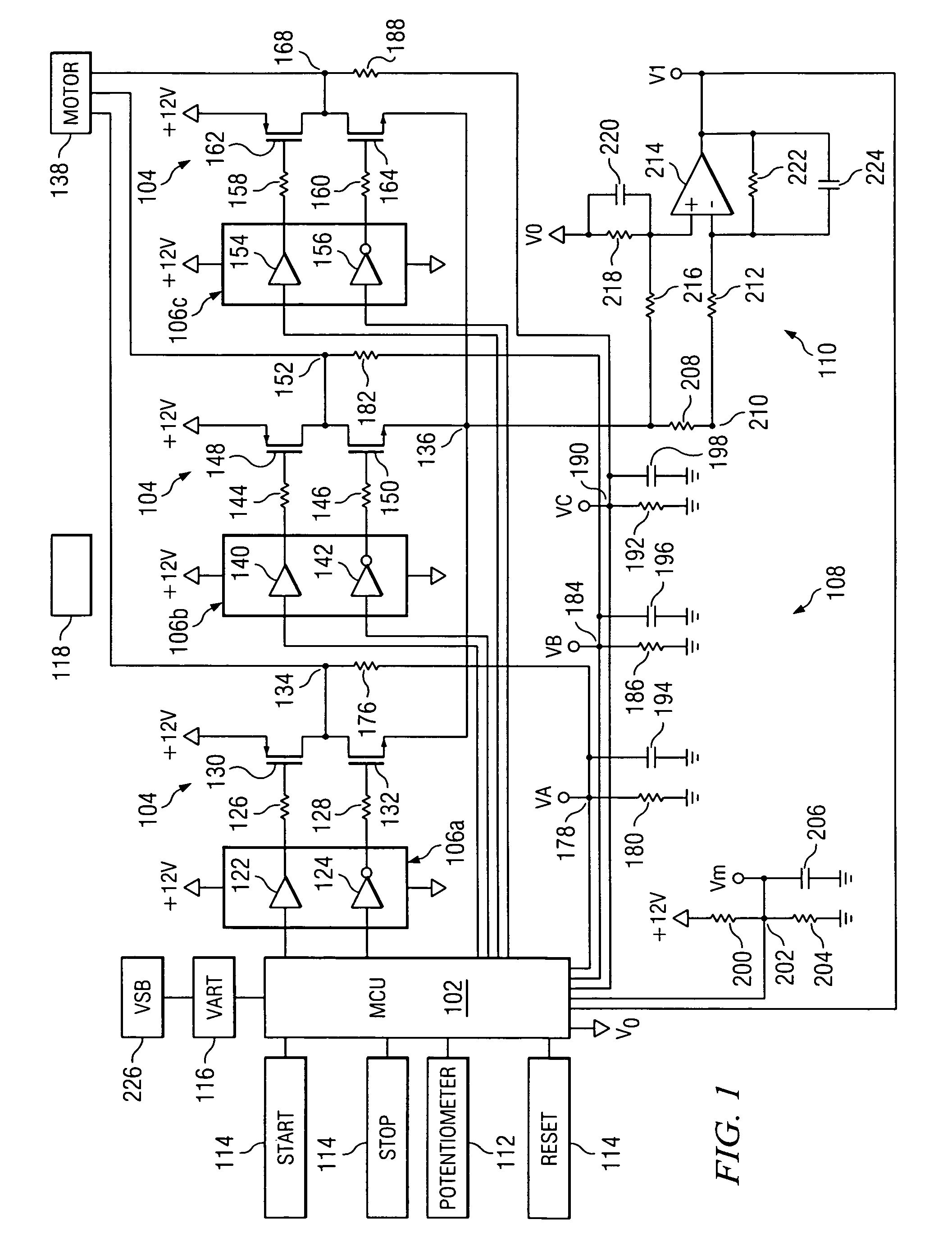 MCU control for brushless DC motor