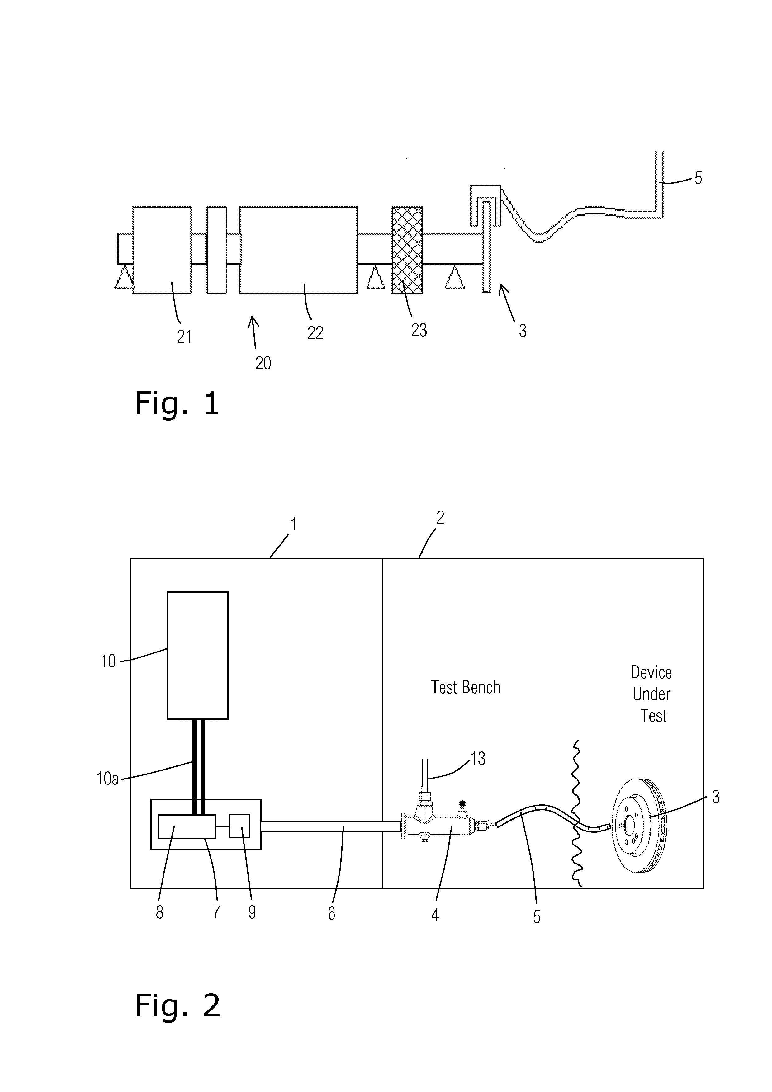 Brake Test Bench Having an Electrical Brake Actuator and Method for Same