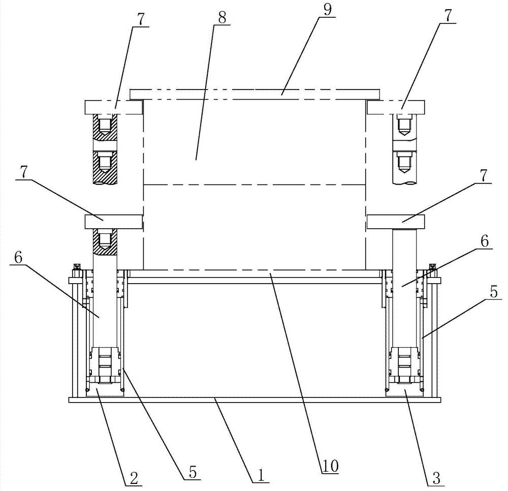 Plastic compression mold opening device