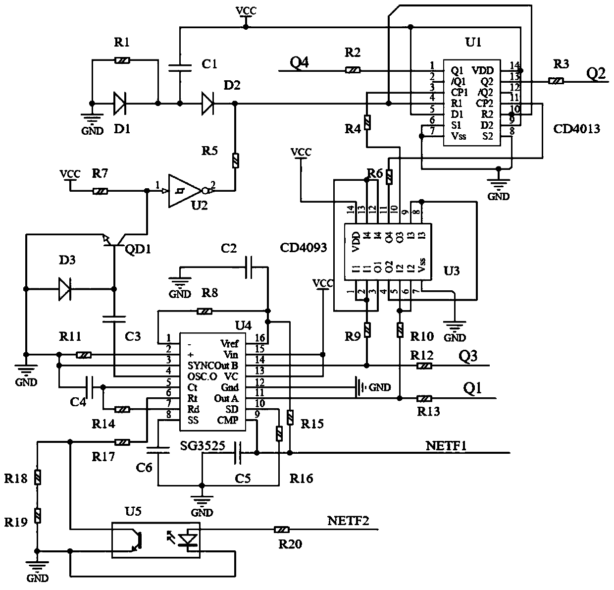 Limited bipolar circuit and method