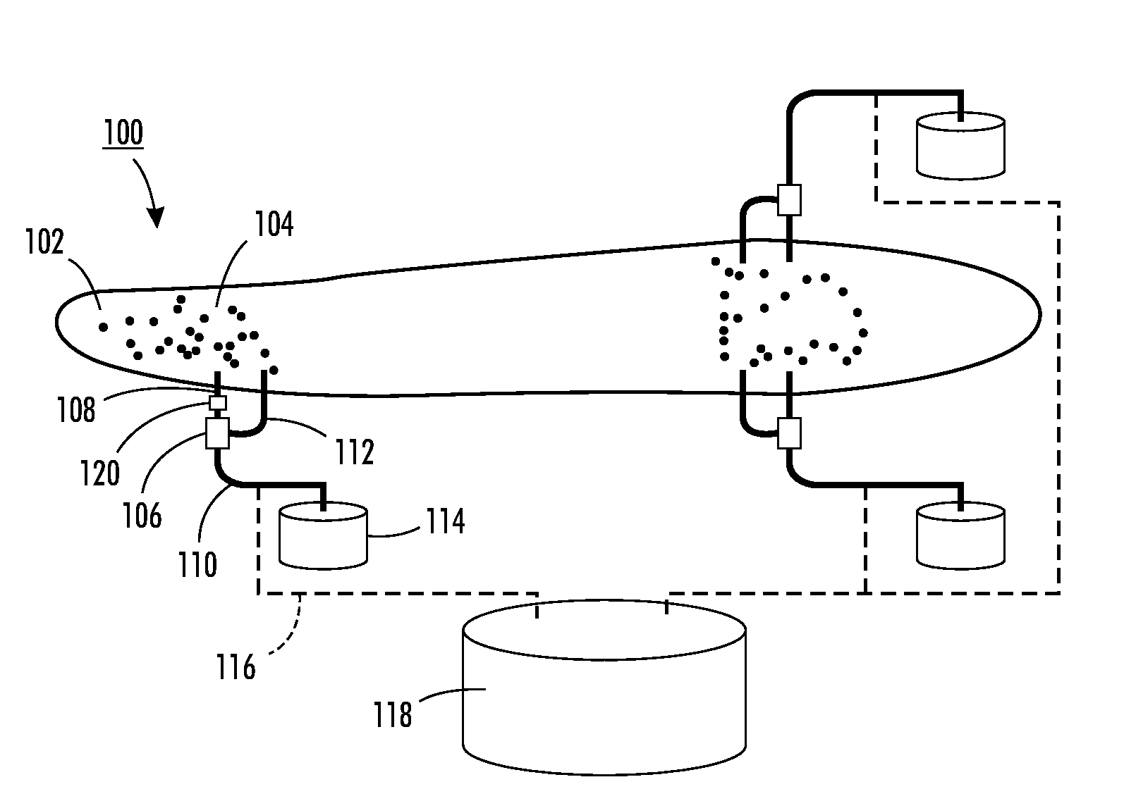 Method and apparatus for continuous flow membrane-less algae dewatering