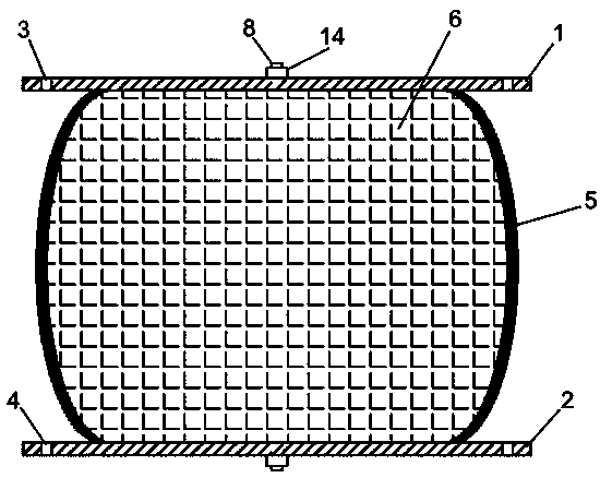 Resettable large-deformation damper