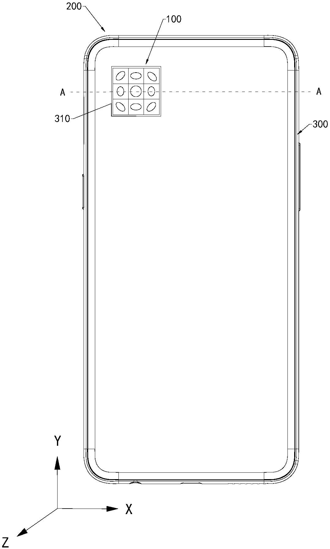 Camera component and electronic device