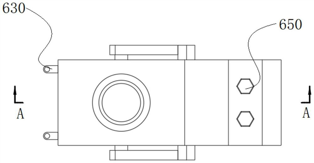 Automobile door lock installation structure