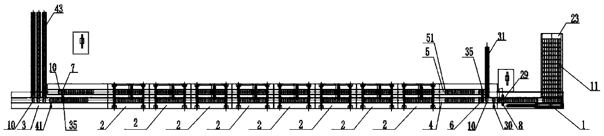 Automatic storage battery capacity grading production line and operation method