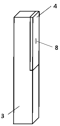 Shear and pressure type anchor pile structure and its construction method