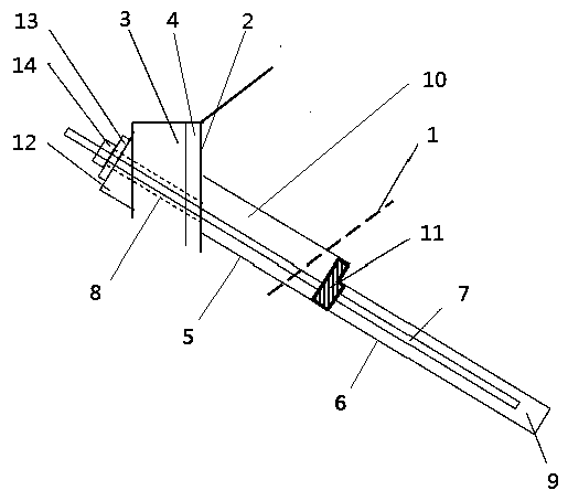 Shear and pressure type anchor pile structure and its construction method