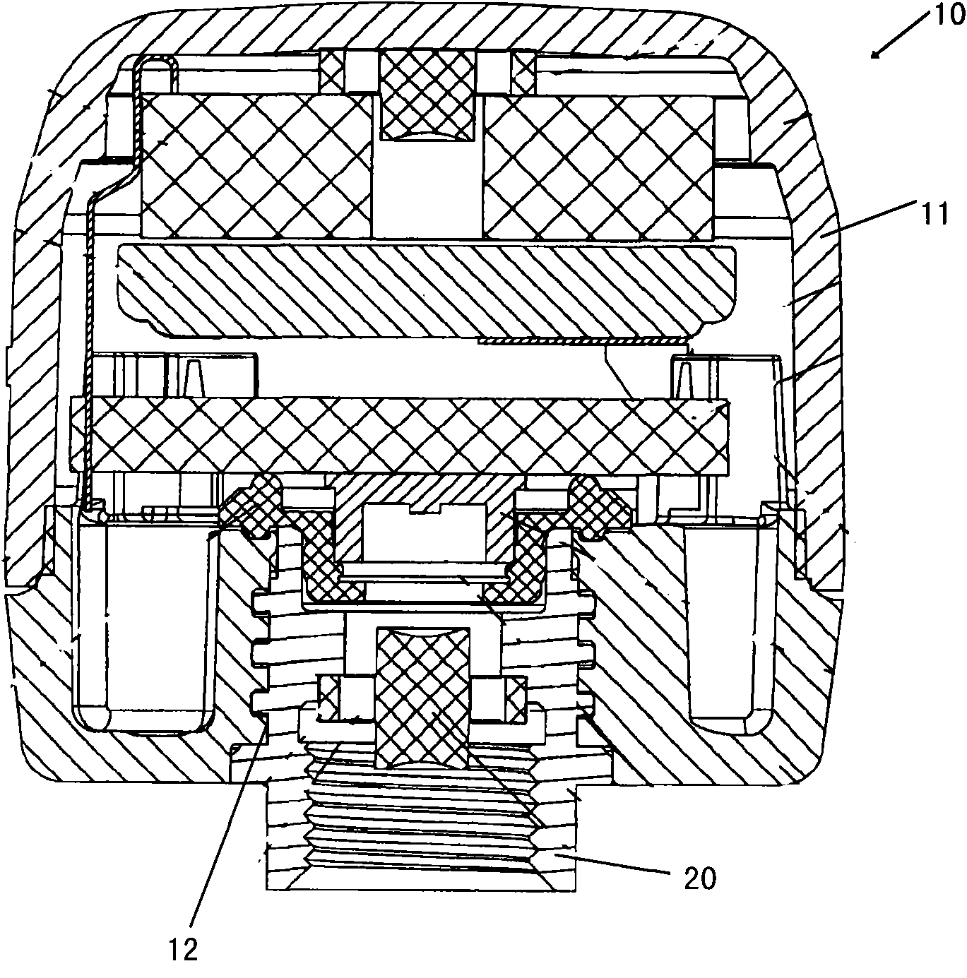 External information transmitter for tire pressure