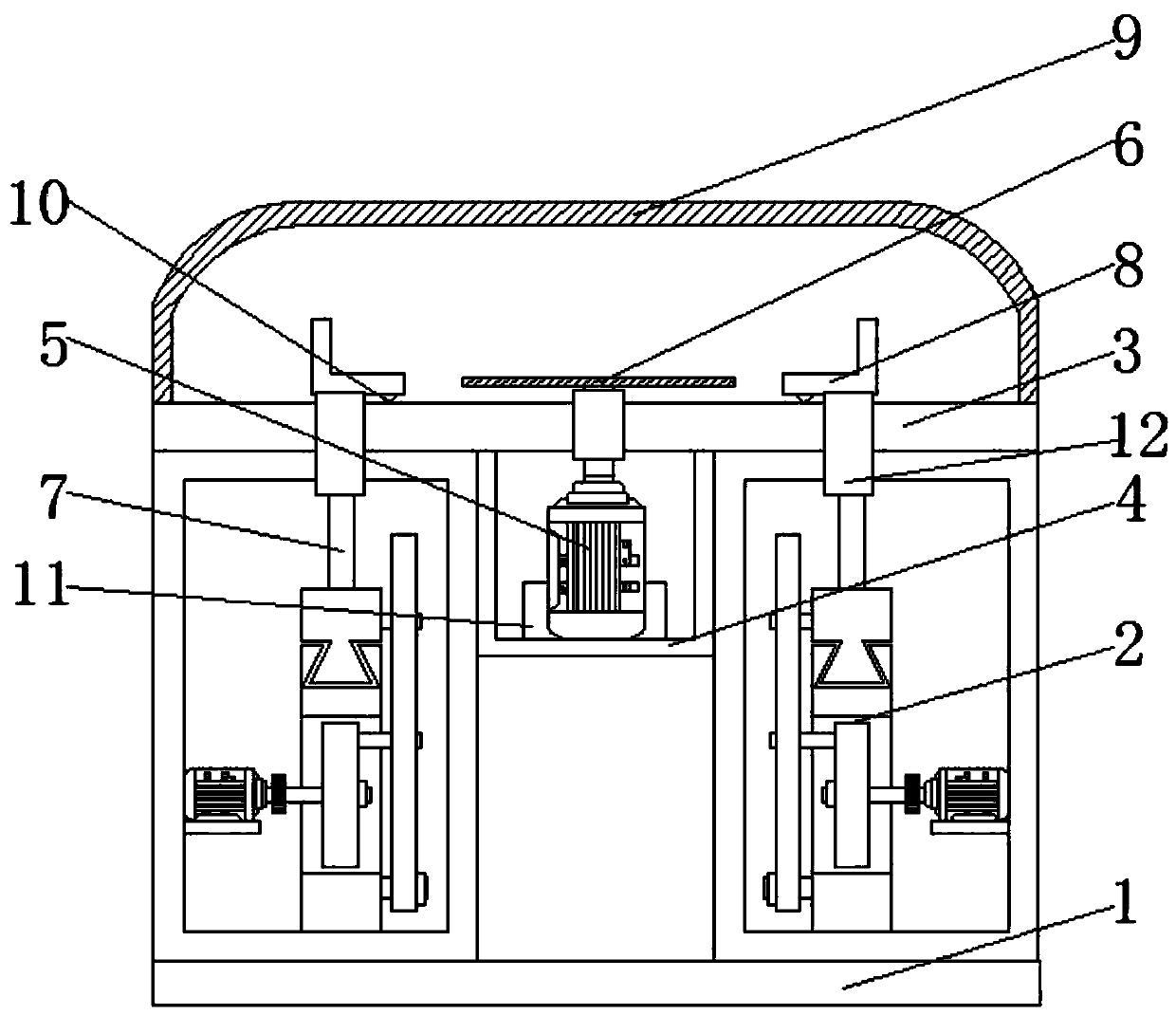 Angle cutting device for computer circuit board manufacture