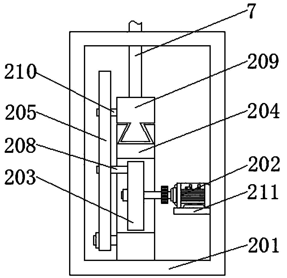 Angle cutting device for computer circuit board manufacture