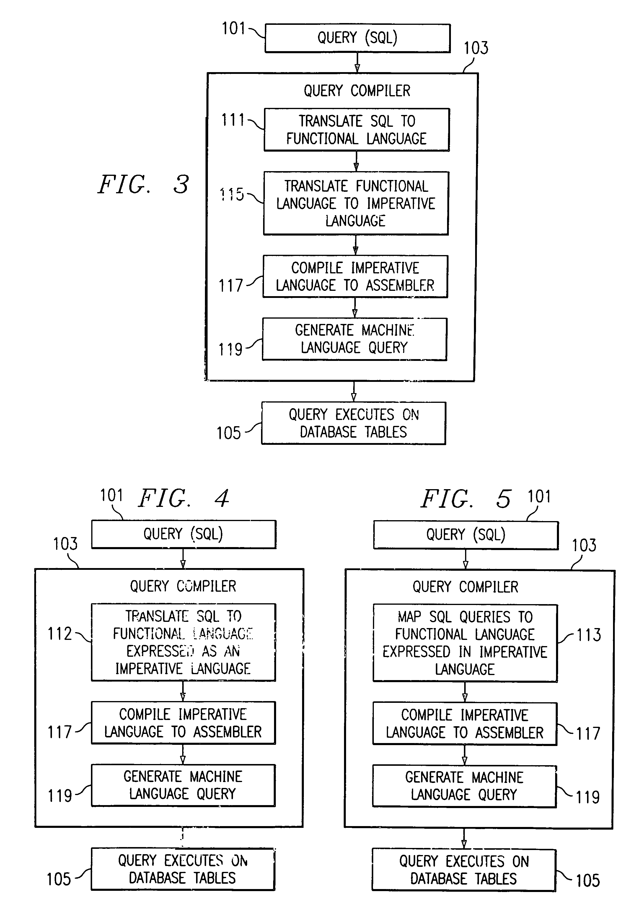 Small-footprint applicative query interpreter method, system and program product