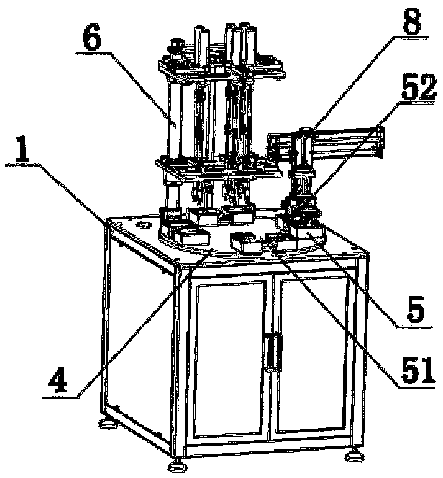 A fully automatic screw locking machine