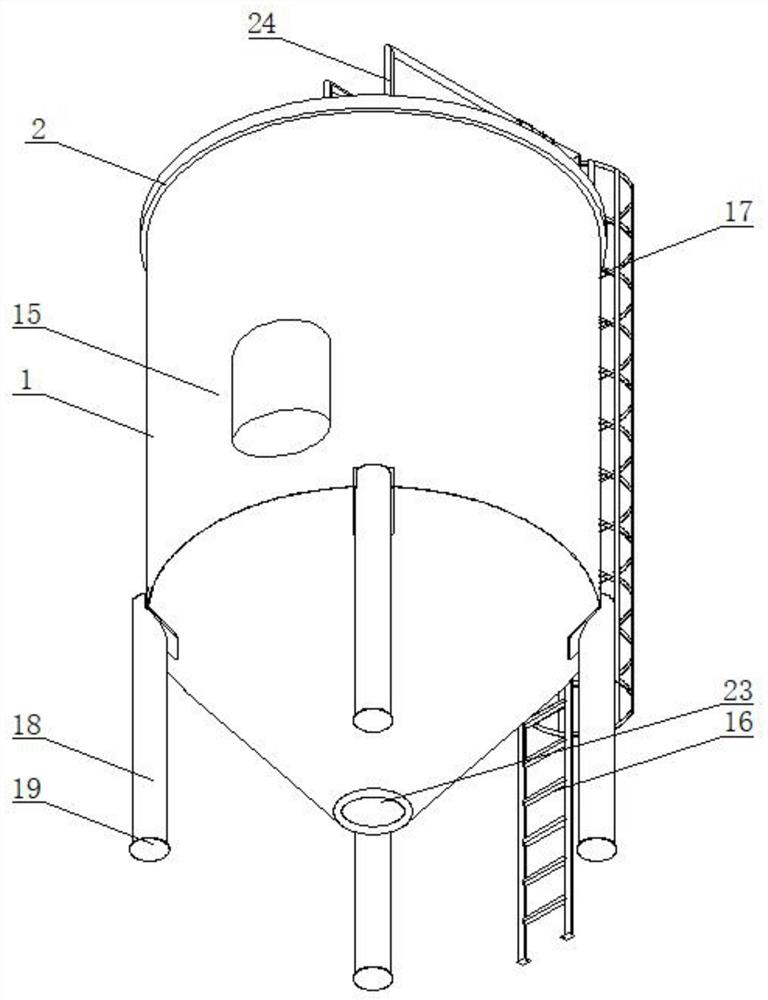 Organic fertilizer compost stirring device