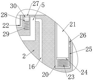 A kind of injection mold with thermal compensation function