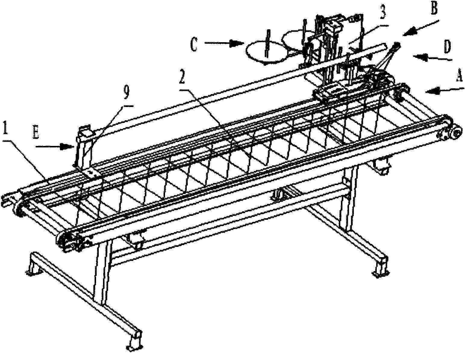 Semiautomatic tobacco-weaving machine