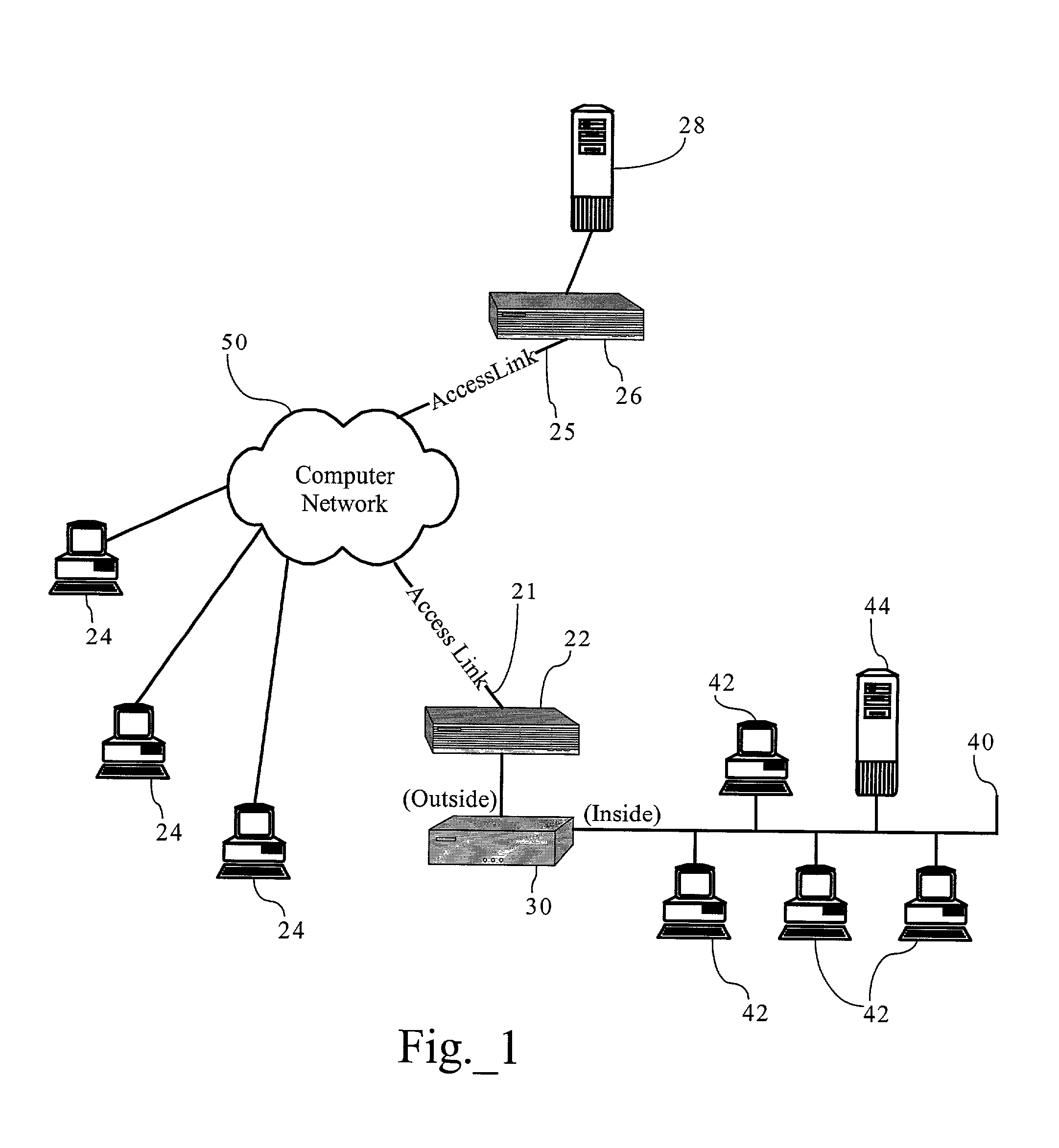 Volume-based network management scheme