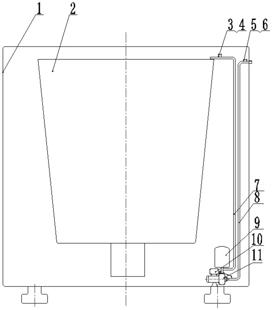 Water supply system and water supply method for washing machine, washing machine