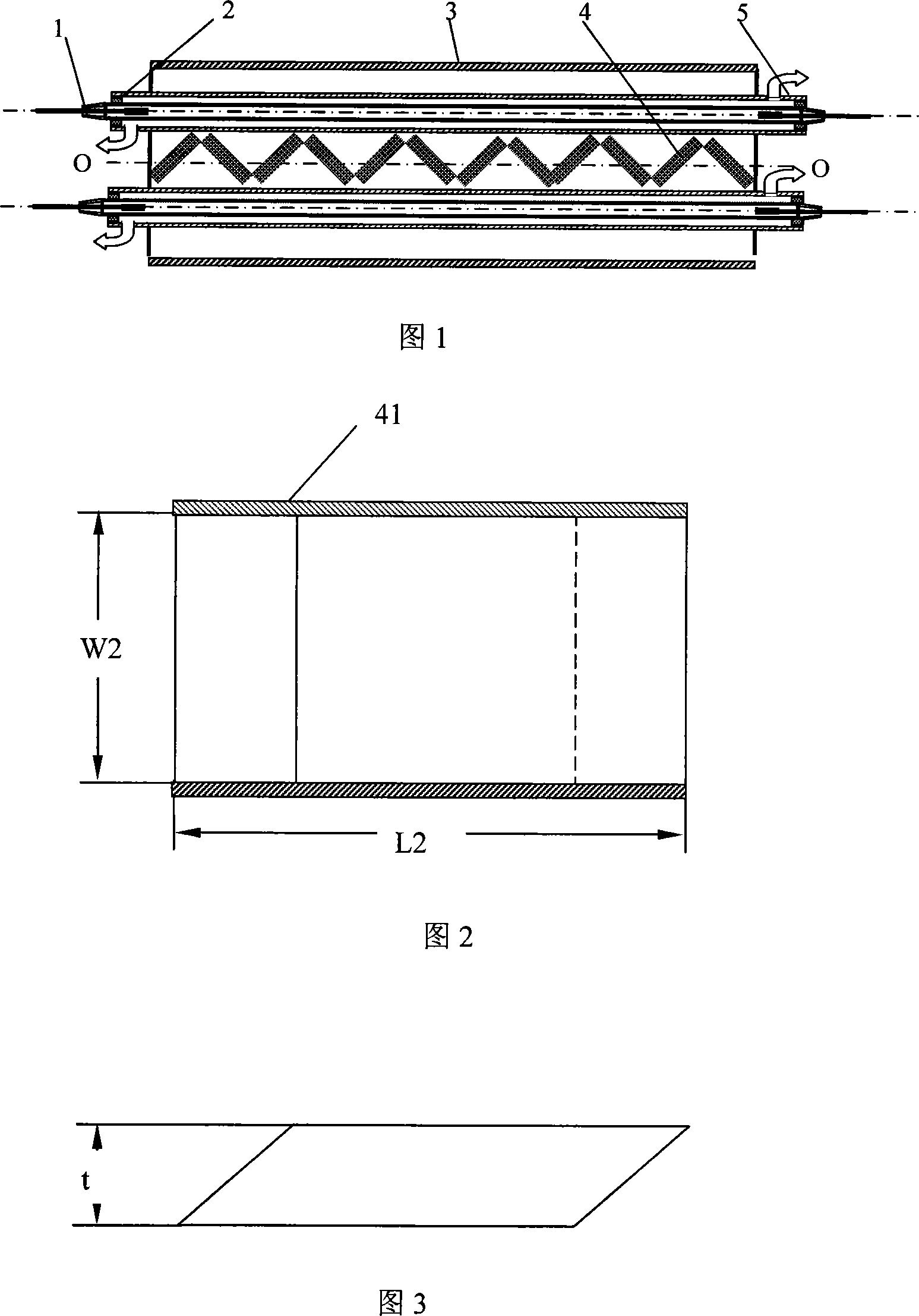 Heat capacity type neodymium glass flaky laser