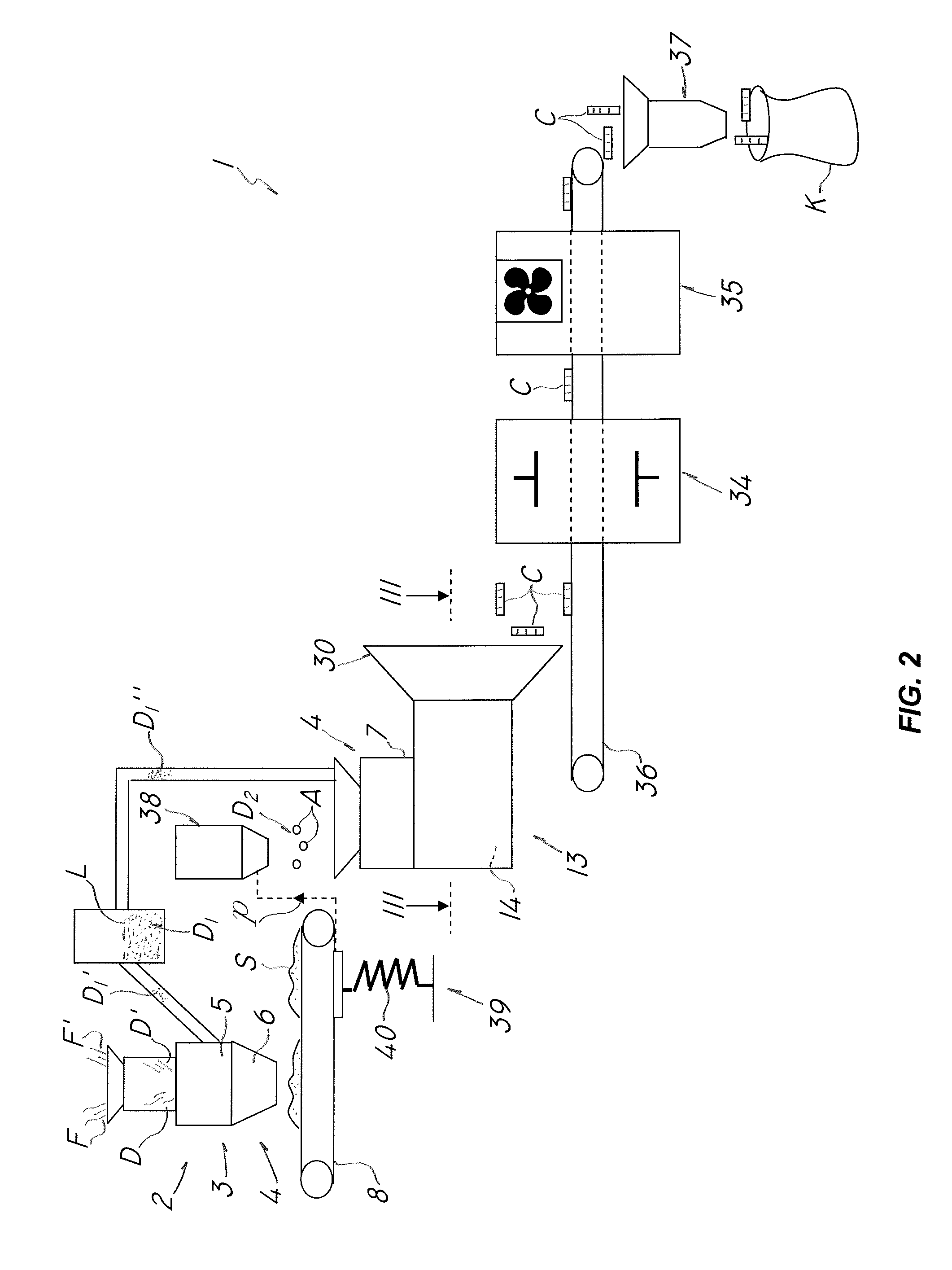 Plant and method for manufacturing long-fiber feed pellets for zootechnical use