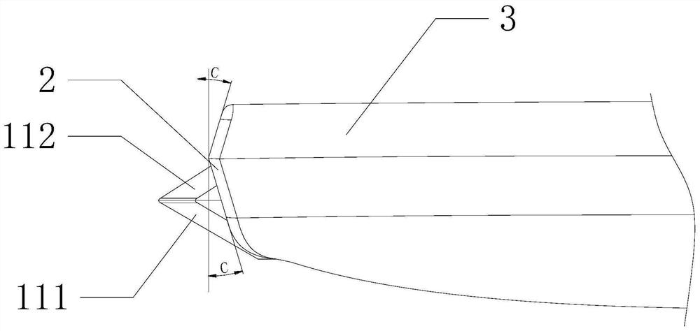 Boundary-layer-free separation air inlet channel