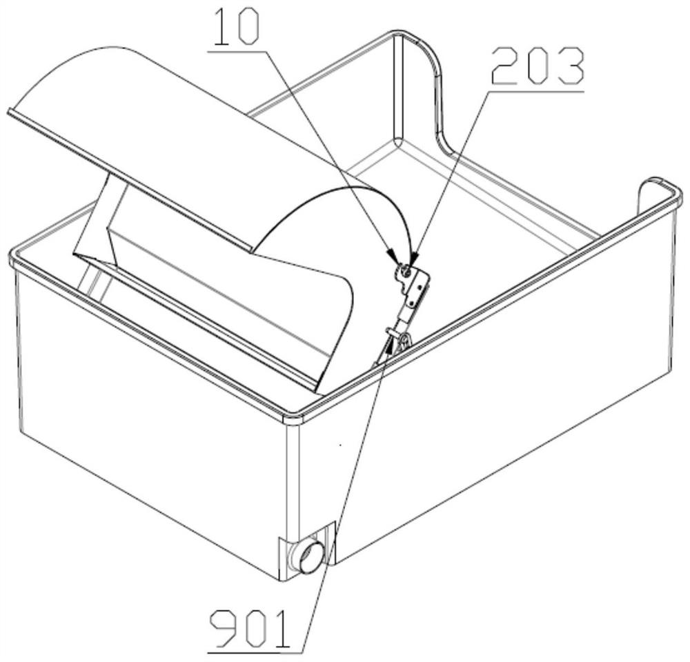 Intelligent flushing cat toilet