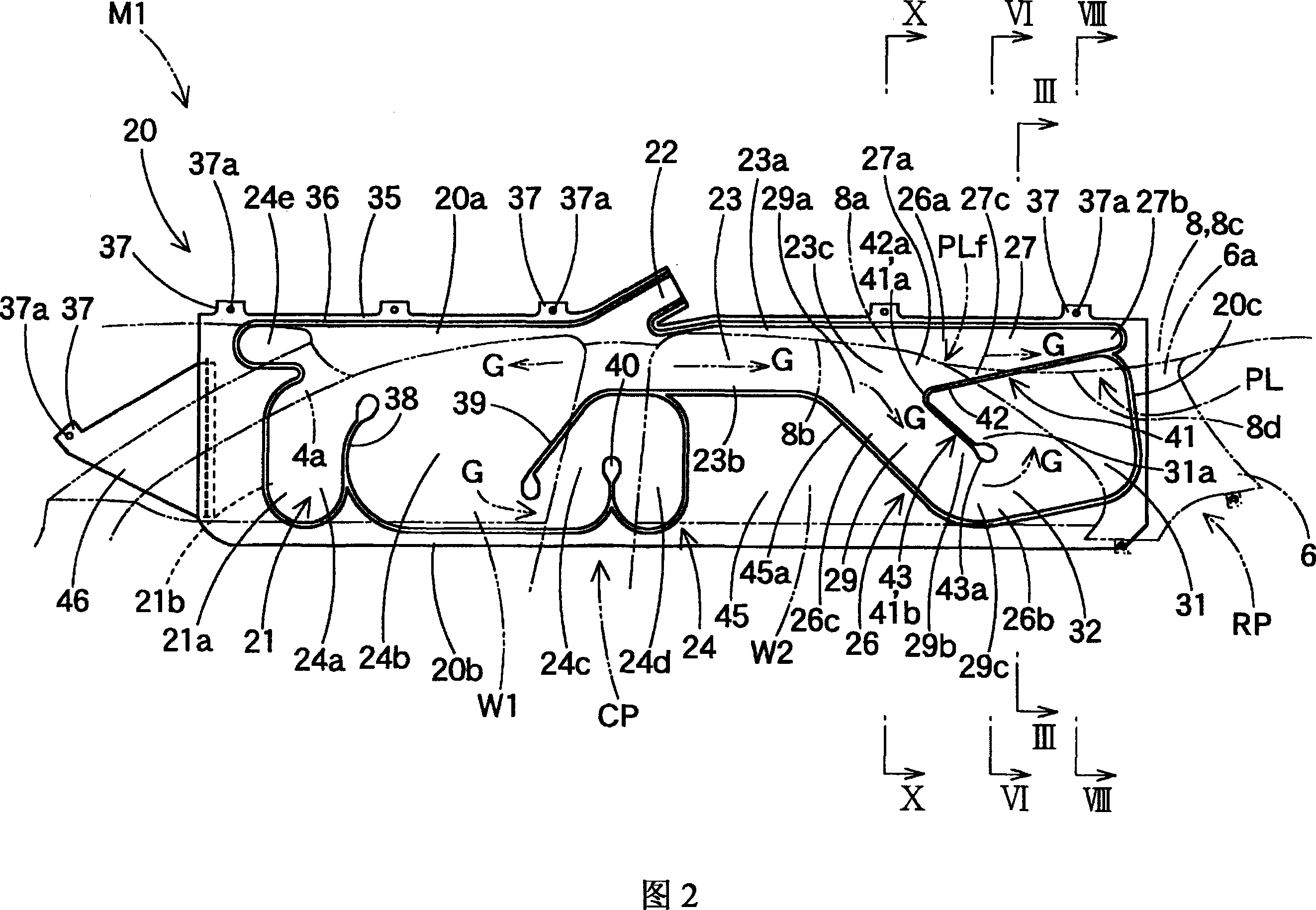 Head-protecting airbag apparatus