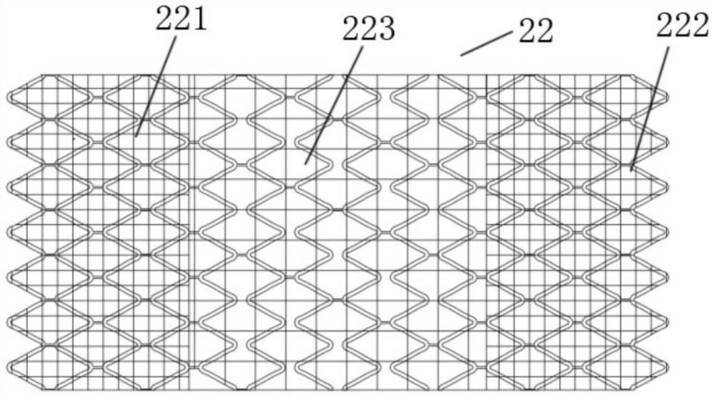 Variable-aperture covered stent