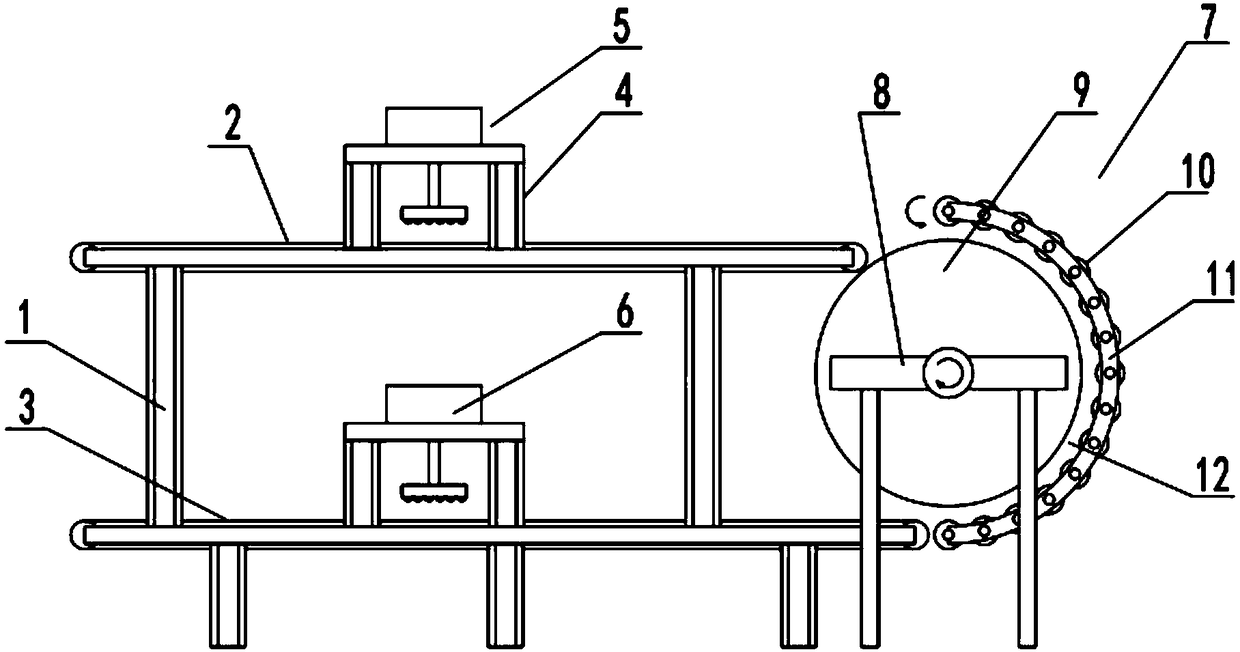 Double-side meat loosening mechanism for processing of pot-stewed steaks